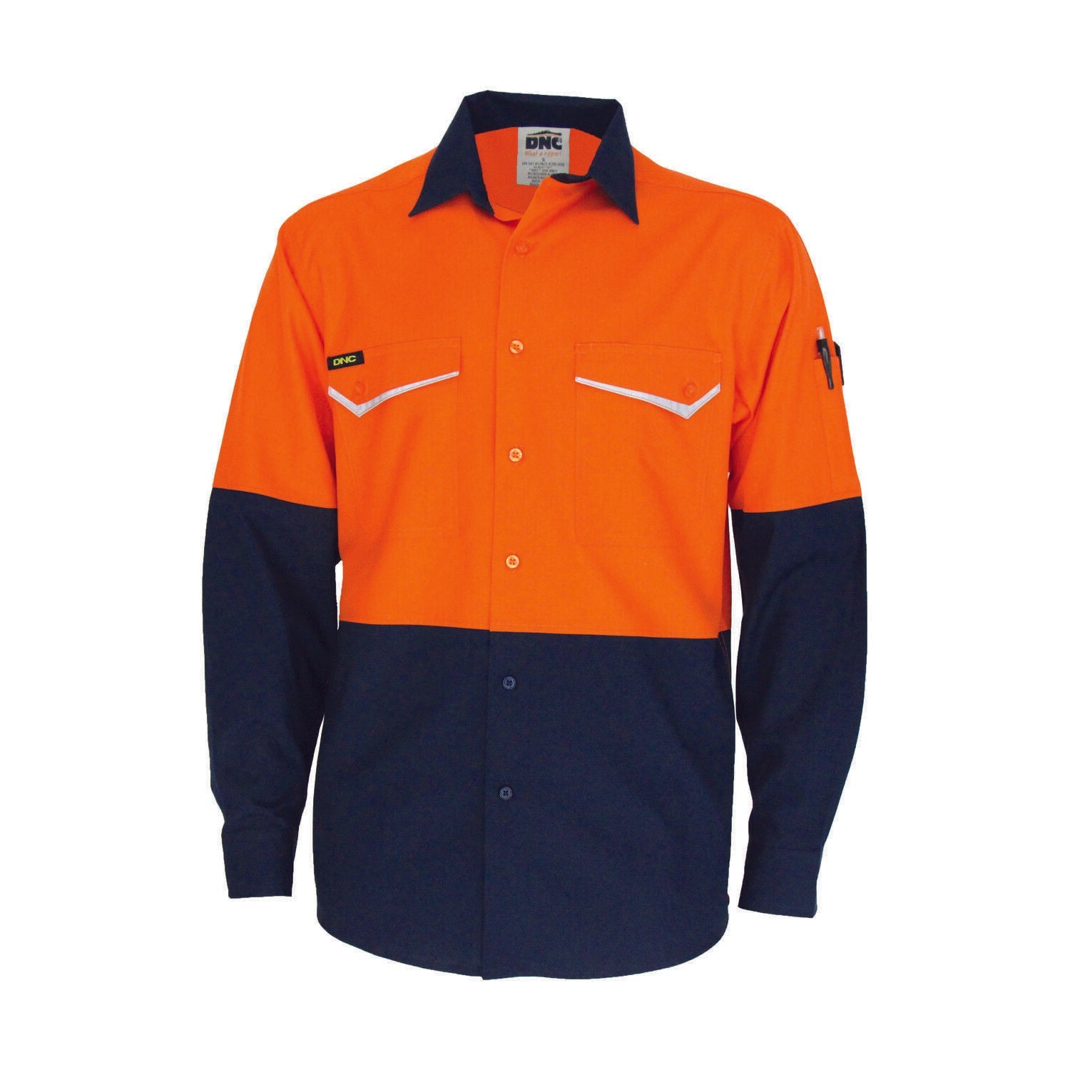 DNC Mens Tradies Two-Tone RipStop Cotton Workwear Lightweight Breathable 3586- Bannav S Bannav LLC