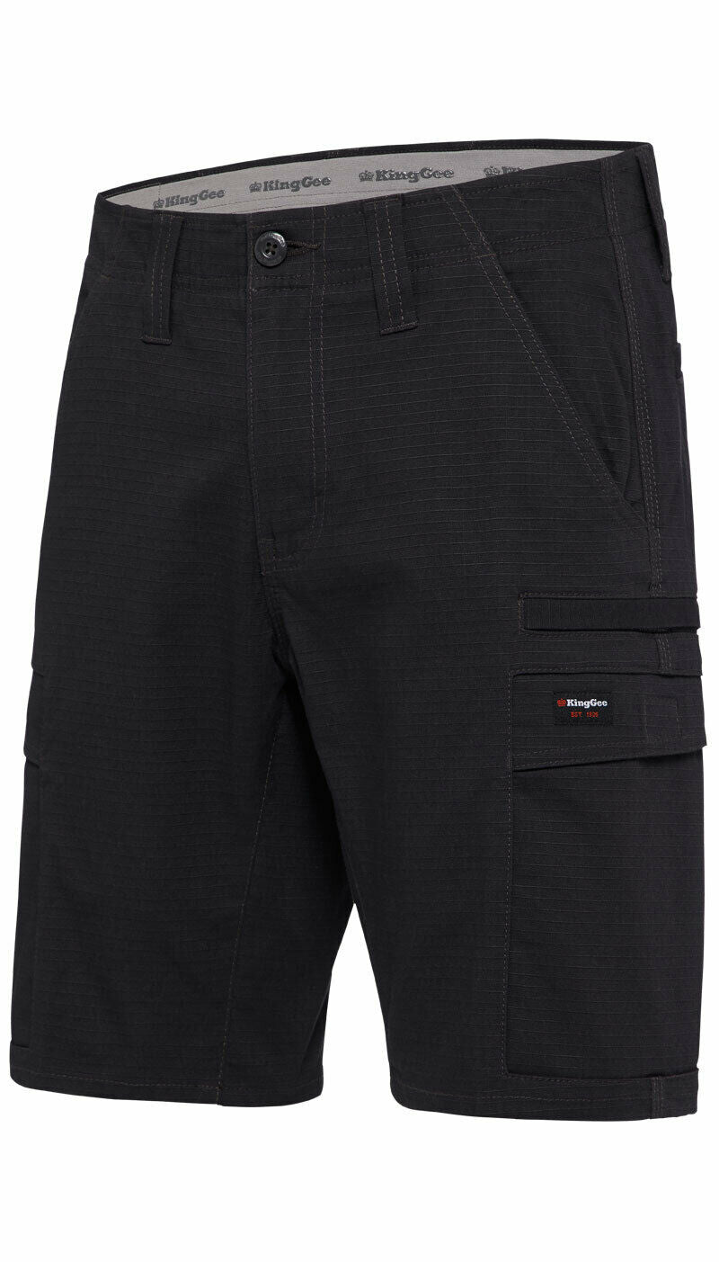 KingGee Mens Workcool Pro Shorts Comfort Stretch Work Cargo Tough Ripstop K17006- Bannav S Bannav LLC
