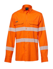 KingGee Mens Workcool Pro Bio Motion Shirt Long Comfy Sleeve Work Safety K54031- Bannav S Bannav LLC