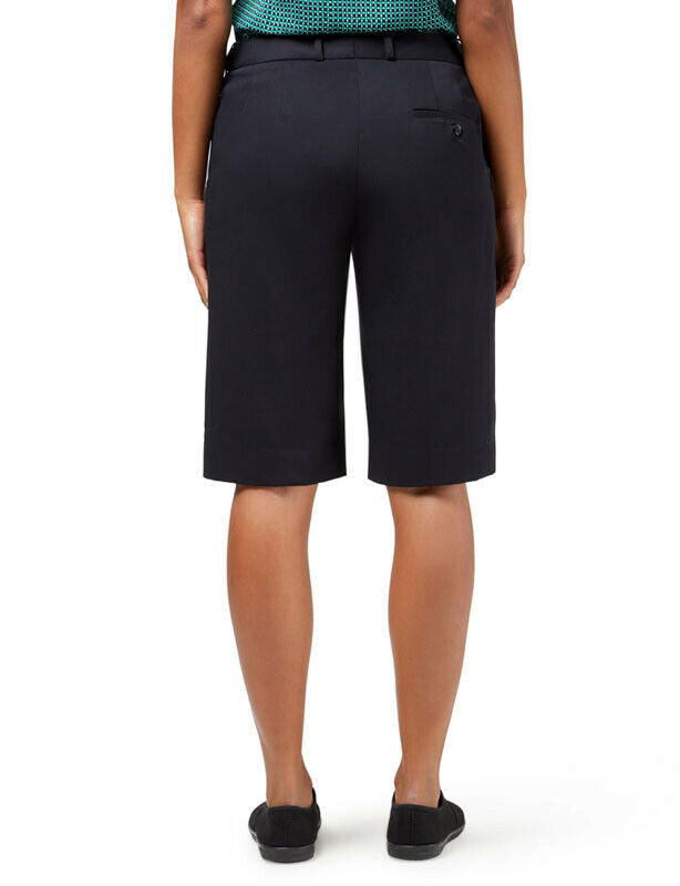 NNT Women P/V Gaberdine Secret Waist Shorts Elastic Waistband Short CAT3AN- Bannav S Bannav LLC