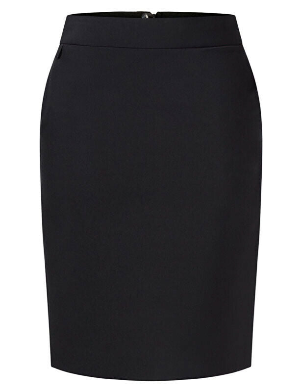 NNT Womens Business Helix Dry Poly Pencil Skirt Detail Invisible Zip CAT2NH- Bannav S Bannav LLC