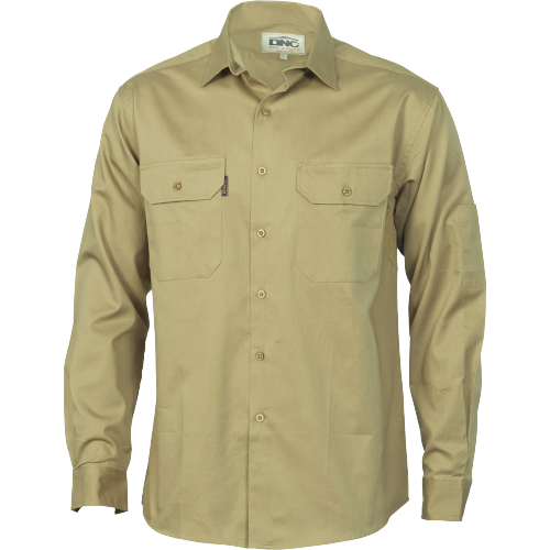 DNC Workwear Cool-Breeze Work Shirt - Short Sleeve Lightweight Cotton 3208- Bannav S Bannav LLC