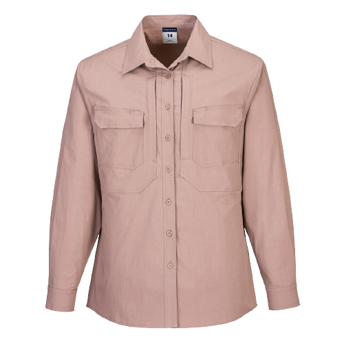 Portwest Ladies Utility Stretch Long Sleeve 2 Zipped Compartments Comfort LS501- Bannav S Bannav LLC