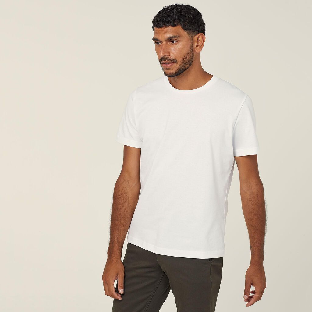 NNT Mens 4 Pack Cotton Jersey Comfy Short Sleeve Crew Neck Tee CATJ8W- Bannav S Bannav LLC