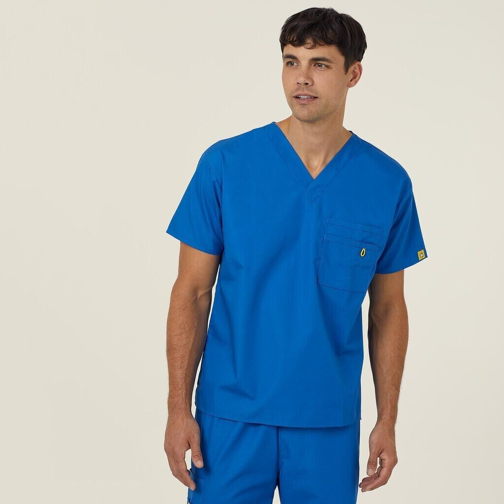 NNT Unisex Wonderwink 2 Pack Origins Pocket V Neck Scrub Top Alpha CATRE4- Bannav S Bannav LLC