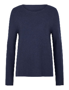 NNT Womens 100% Cotton Womens Textured Box Knit Jumper Long Sleeve CAT5CB- Bannav S Bannav LLC
