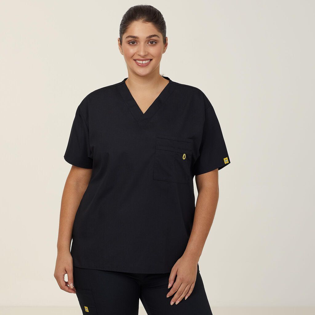 NNT Unisex Wonderwink 2 Pack Origins Pocket V Neck Scrub Top Alpha CATRE4- Bannav S Bannav LLC