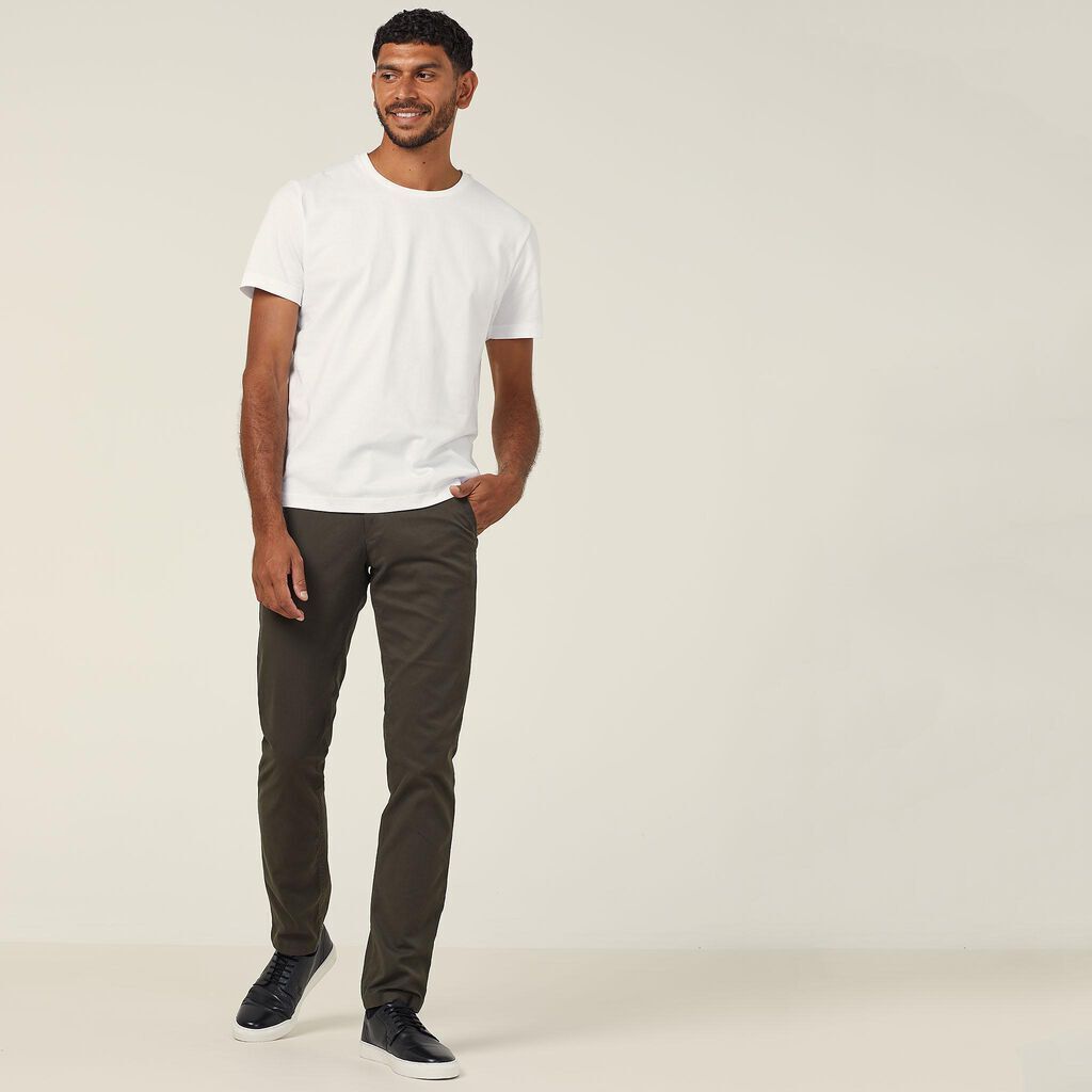 NNT Mens 4 Pack Cotton Jersey Comfy Short Sleeve Crew Neck Tee CATJ8W- Bannav S Bannav LLC