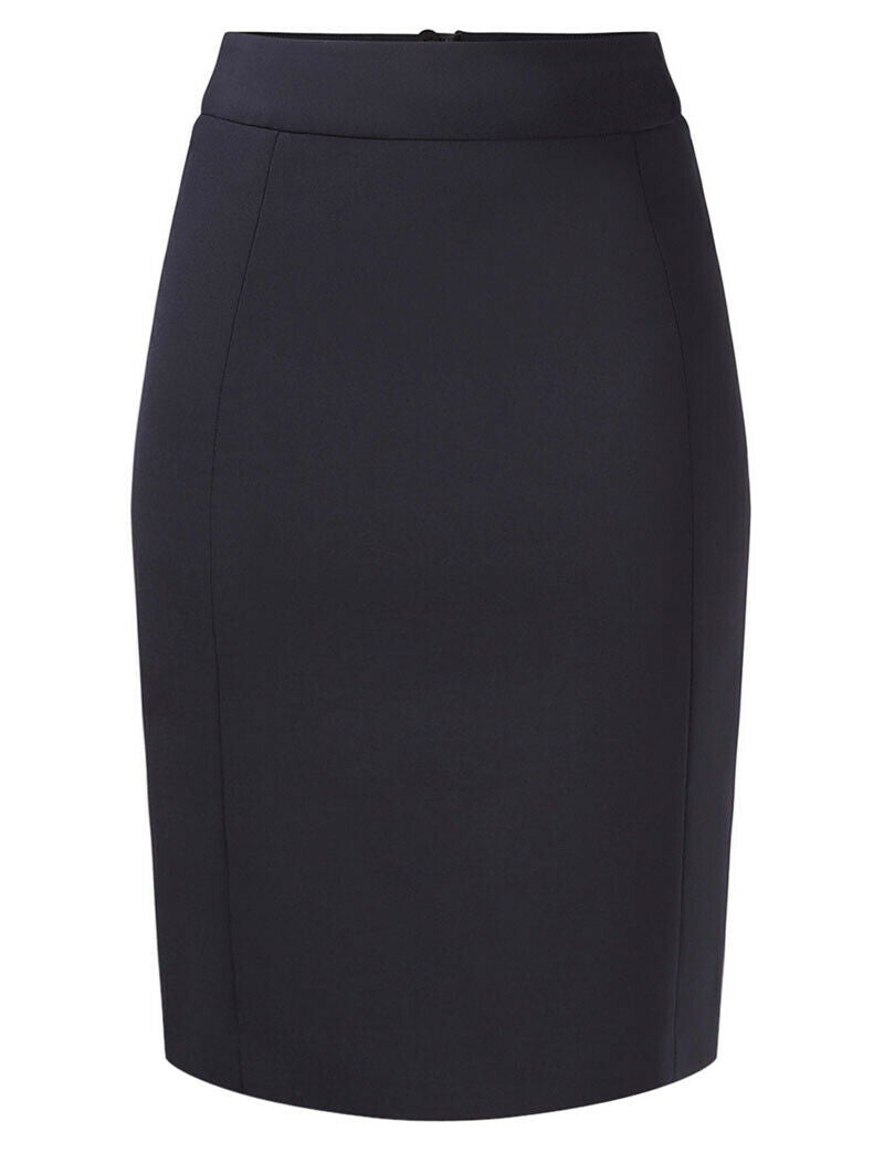 NNT Womens Business Stretch Wool Blend Panel Pencil Skirt Wool Blend  CAT2MG- Bannav S Bannav LLC