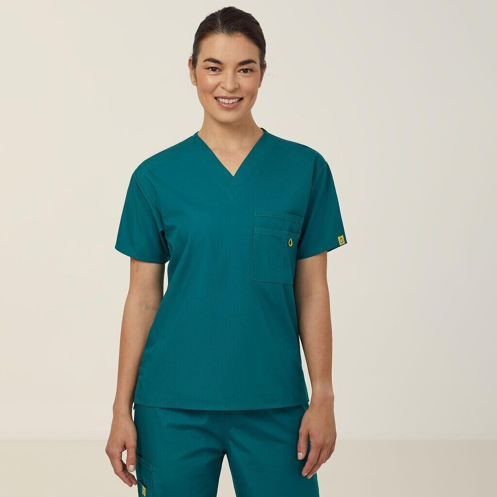 NNT Unisex Wonderwink 2 Pack Origins Pocket V Neck Scrub Top Alpha CATRE4- Bannav S Bannav LLC