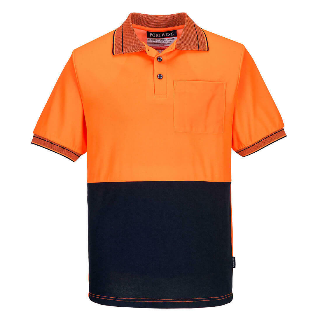 Portwest Mens Prime Mover Short Sleeve Cotton Polo Shirt Comfort Work MP210- Bannav S Bannav LLC