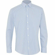 NNT Mens Avignon Stripe Long Sleeve Shirt Casual Regular Fit Business CATJD9- Bannav S Bannav LLC