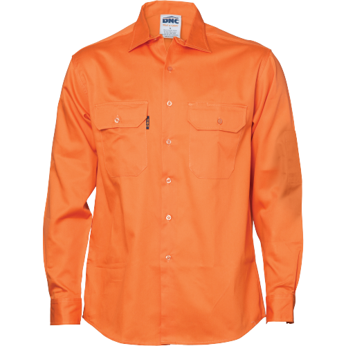 DNC Workwear Cool-Breeze Work Shirt - Short Sleeve Lightweight Cotton 3208- Bannav S Bannav LLC