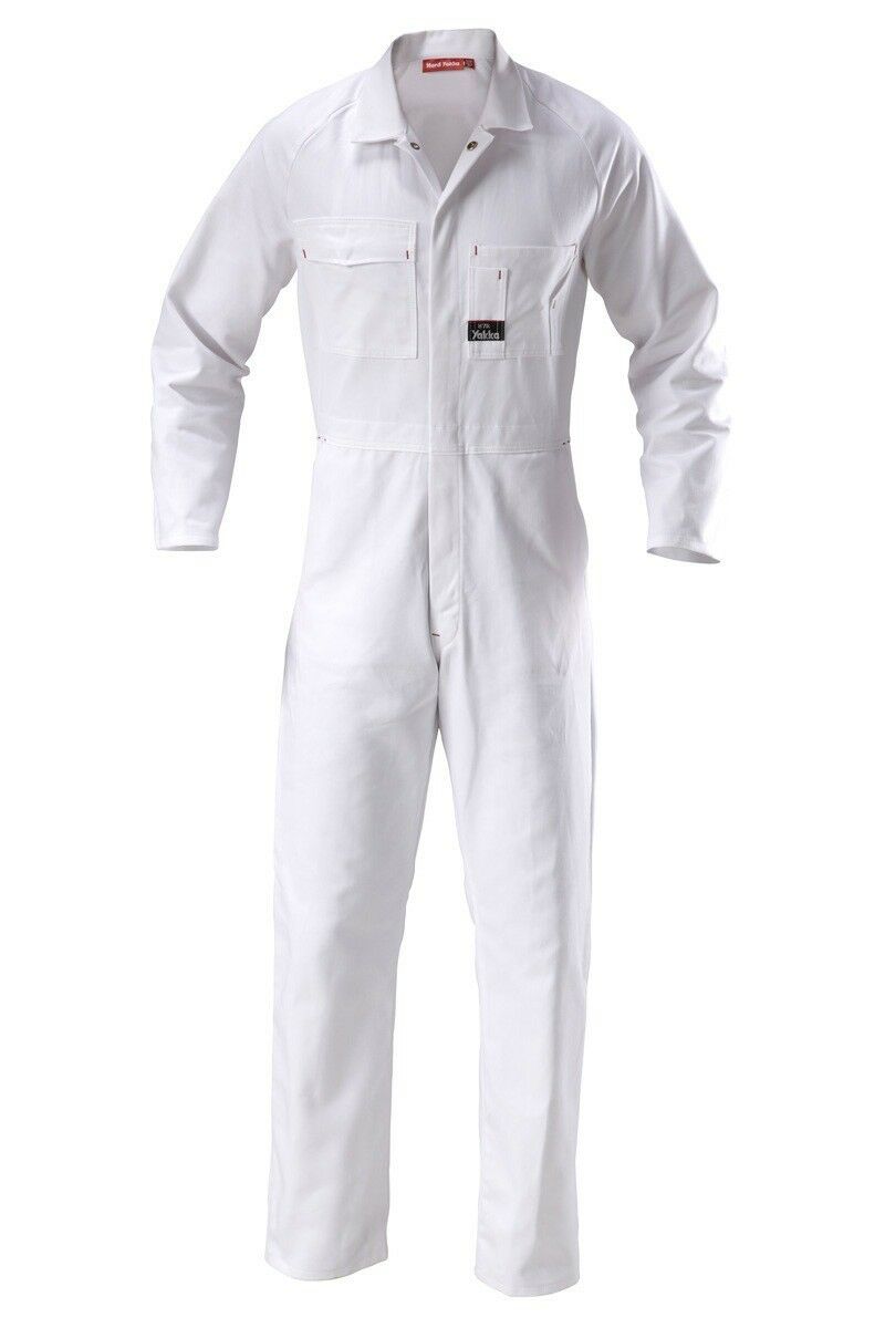 Mens Hard Yakka Mid Weight Coverall Cotton Drill Overall Work Safe Tough Y00010- Bannav S Bannav LLC