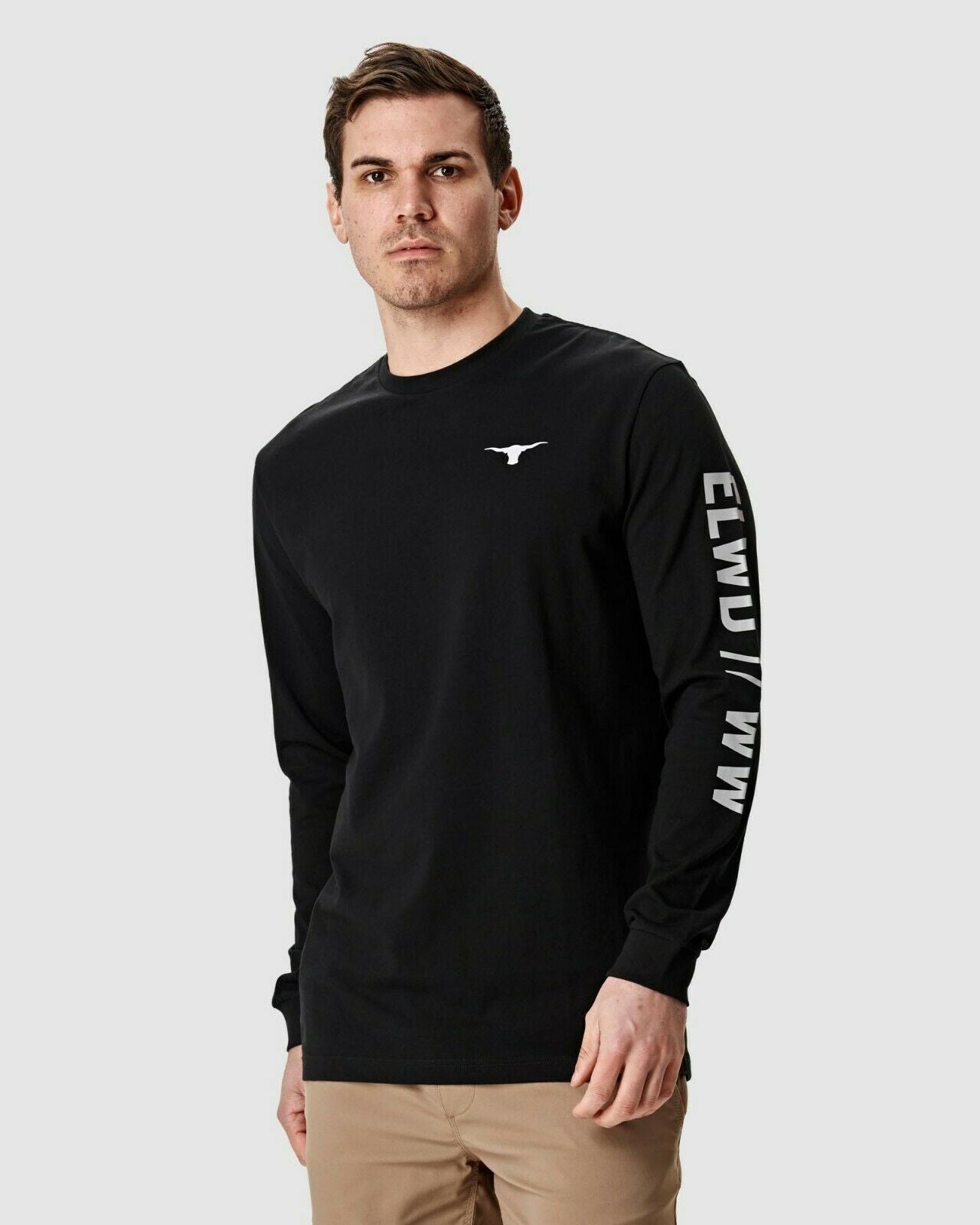 Elwood Mens Workwear Work Long Sleeve Tee Casual Comfort T Shirts EWD831- Bannav S Bannav LLC