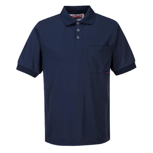 Portwest Short Sleeve Solid Colour Micro Mesh Polo Breathable Casual Shirt MP101- Bannav S Bannav LLC