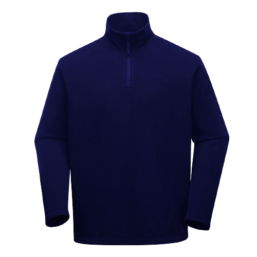 Portwest Mens Staffa Microfleece Pullover Jumper 1/4 Zip Warm Long Sleeve F180- Bannav S Bannav LLC