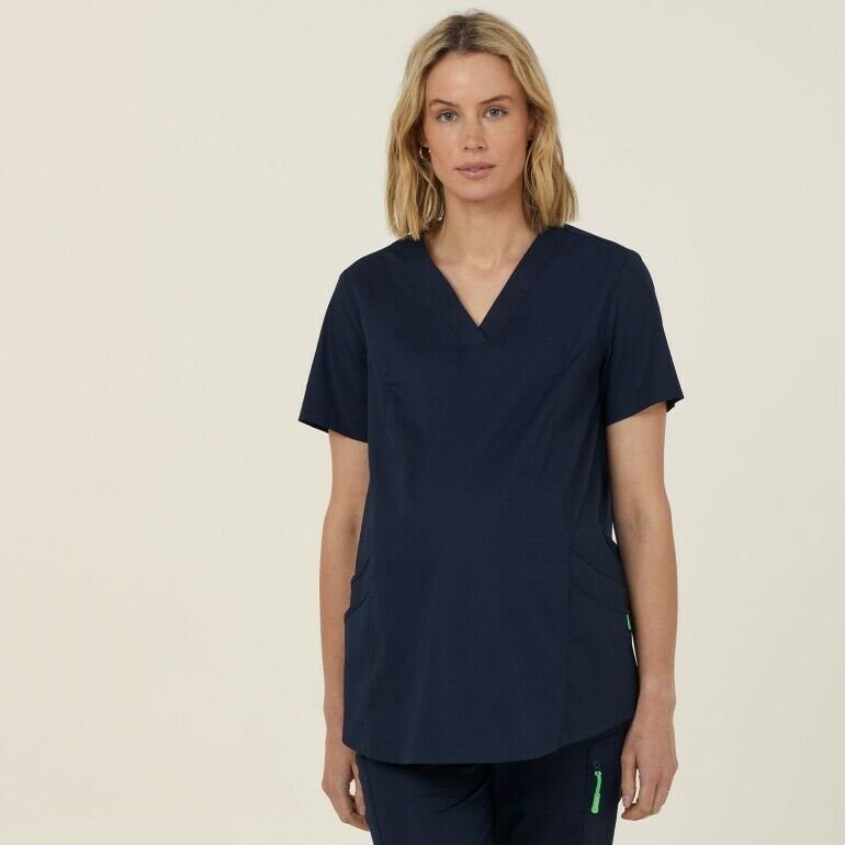 NNT Uniform Womens Next Gen Anti Bacterial Maternity Scrub Top V Neck CATULJ- Bannav S Bannav LLC