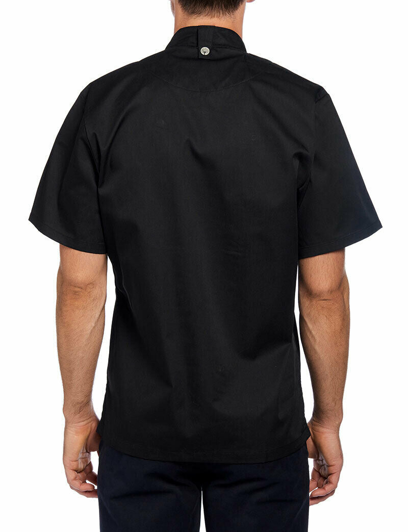 NNT Unisex Adults Cannes Press Stud Front Jacket Chef Classic Fit Work CATP5L- Bannav S Bannav LLC