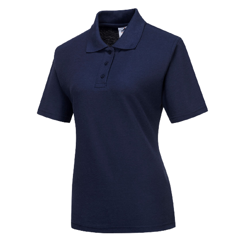 Portwest Naples Ladies Polo Shirt Ribbed Collar Soft Short Sleeve Shirt B209- Bannav S Bannav LLC
