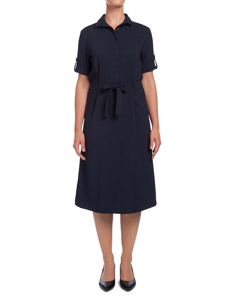 NNT Womens Shirt Classic Fit Dress Adjustable Sleeve Knee Length Comfort CAT67Y- Bannav S Bannav LLC