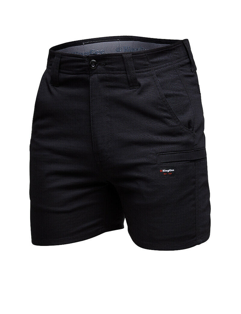 KingGee Mens Workcool Pro Short Shorts Comfort Waistband Stretch Ripstop K17008- Bannav S Bannav LLC