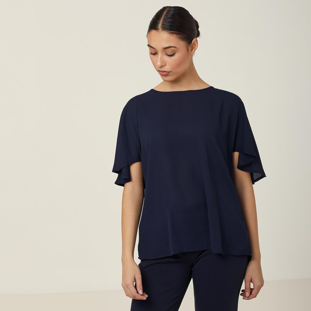 NNT Womens 4 Pack Georgie Lightweight Wrinkle Resistant Cape Blouse CATUKD- Bannav S Bannav LLC