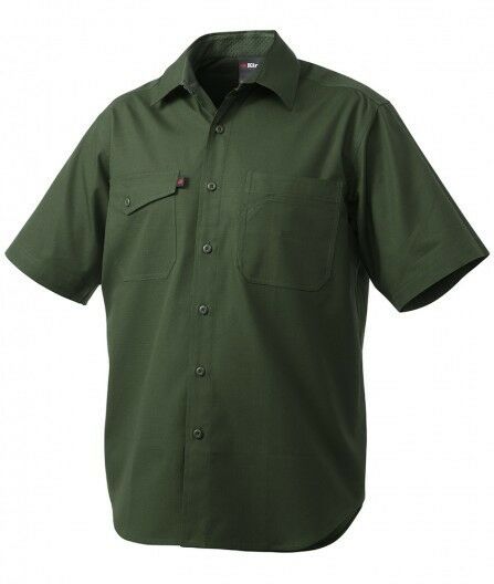 Mens KingGee Short Sleeve WorkCool 2 Cotton T-Shirt Top Tee Button Shirt K14825- Bannav S Bannav LLC