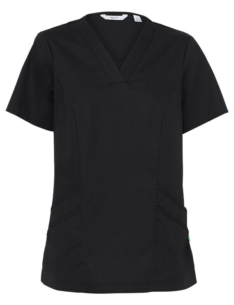 NNT Uniform Womens Next Gen Antibacterial Florence Scrub Top V Neck Nurse CATULM- Bannav S Bannav LLC