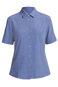 NNT Mens Silvi Spot Print S/S Shirt Classic Fit Collared Business Wear CATU7H- Bannav S Bannav LLC