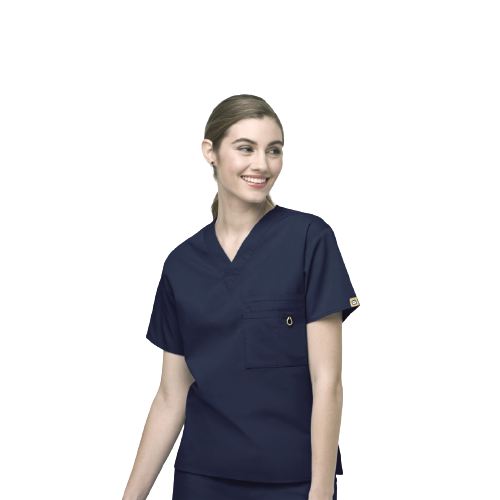 NNT Unisex Wonderwink Alpha Scrub Top Relaxed Fit Work Nursing Hospital CATRBT- Bannav S Bannav LLC