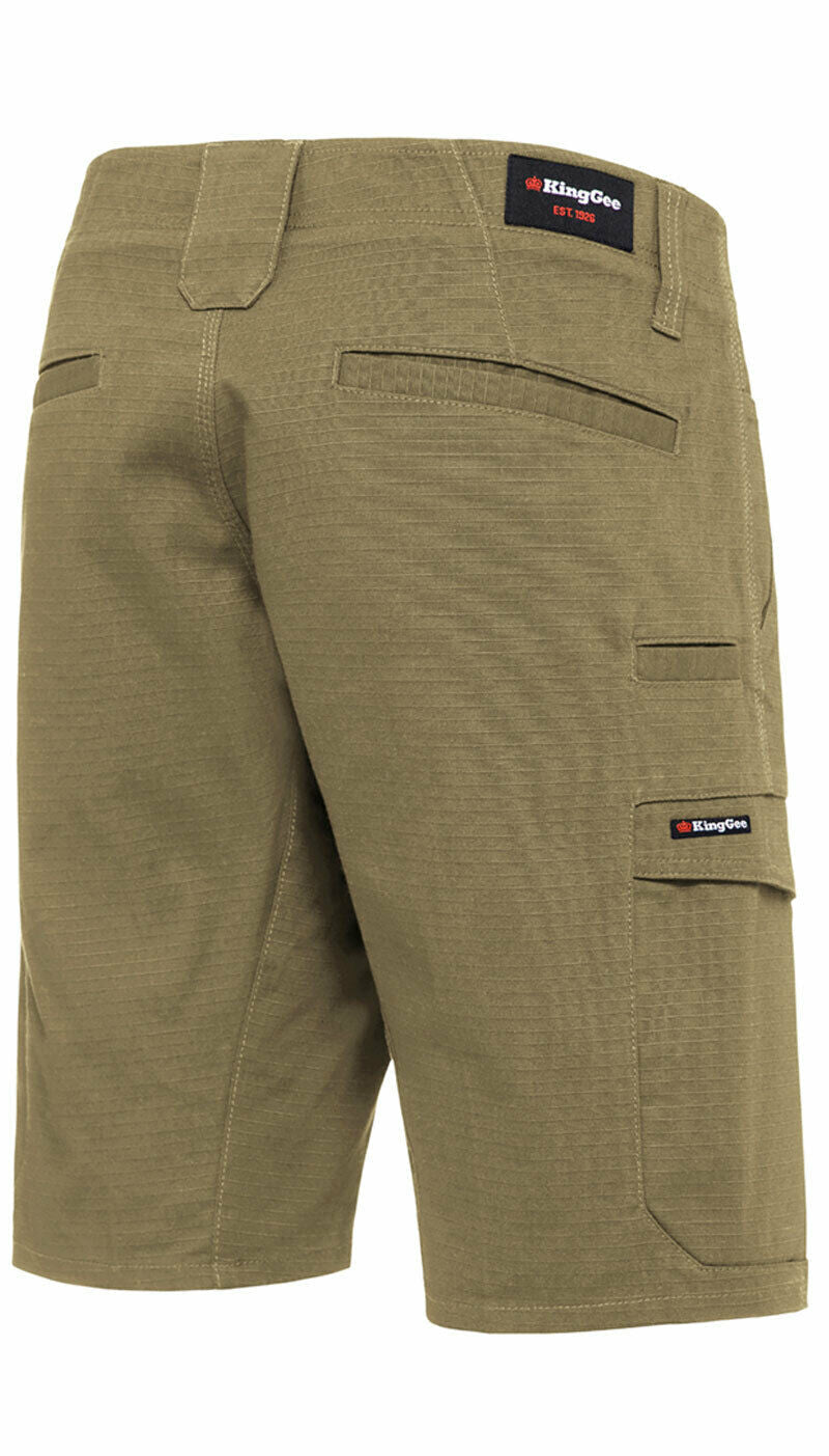 KingGee Mens Workcool Pro Shorts Comfort Stretch Work Cargo Tough Ripstop K17006- Bannav S Bannav LLC