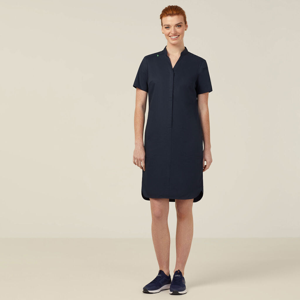 NNT Womens Next-Gen Antibacterial Active Wear Cotton Anderson Scrub Dress CAT697- Bannav S Bannav LLC