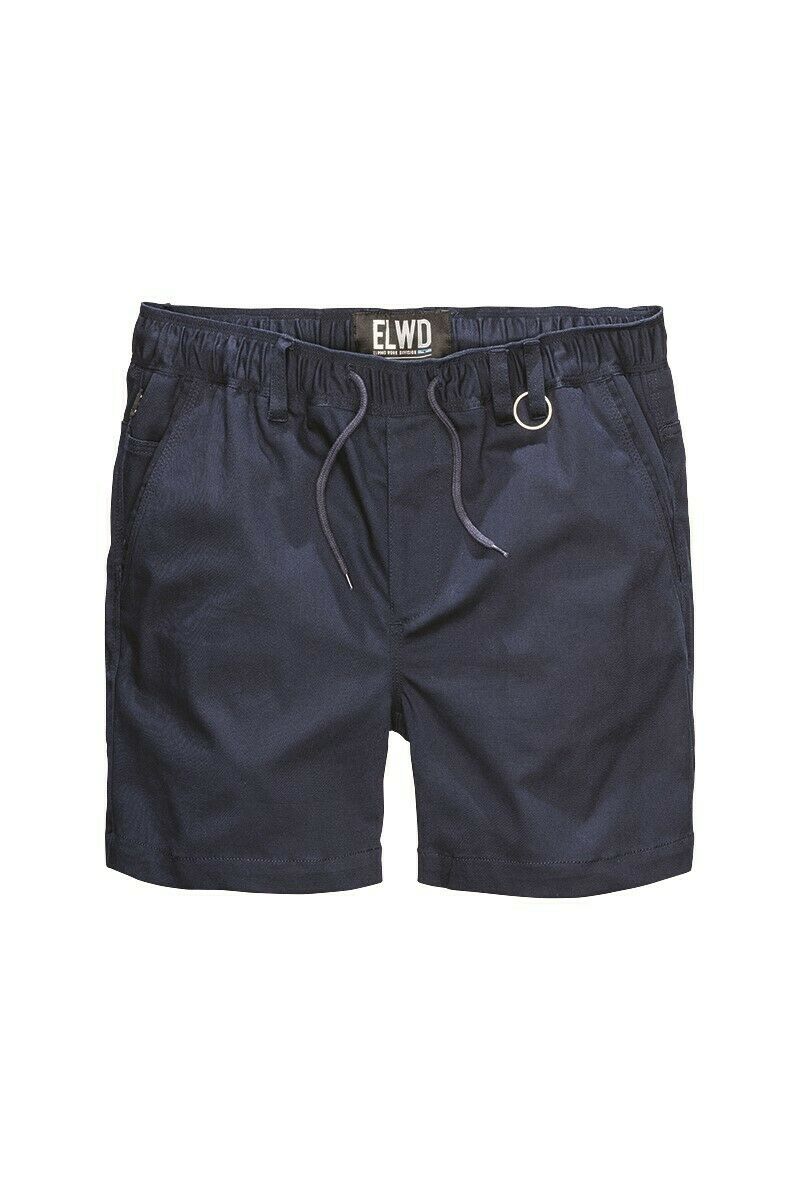 Elwood Mens Elastic Basic Short Summer Stretch Comfortable Workwear EWD204- Bannav S Bannav LLC