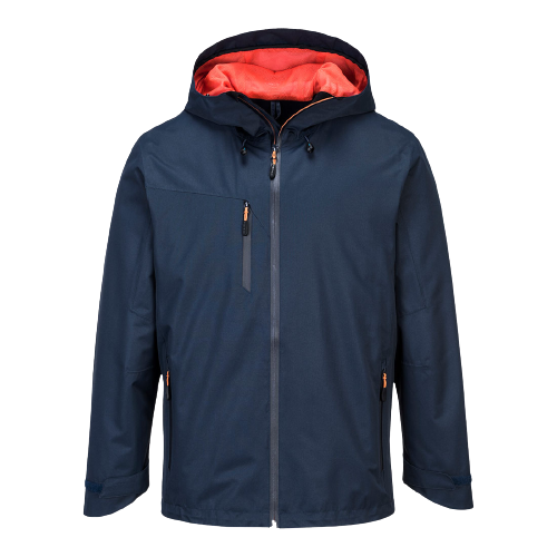 Portwest Mens X3 Shell Jacket Waterproof Hooded Full Zip Breathable Jacket S600- Bannav S Bannav LLC