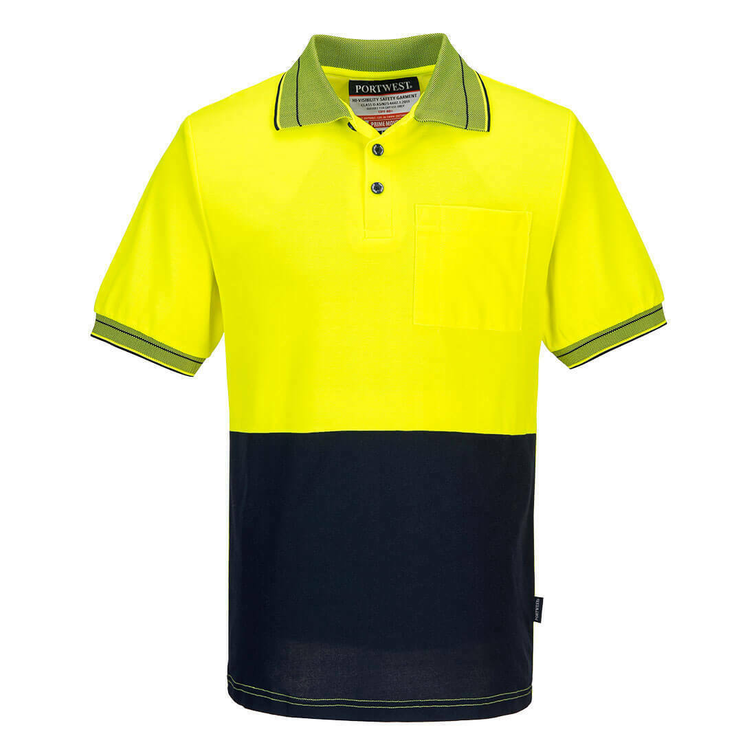 Portwest Mens Prime Mover Short Sleeve Cotton Polo Shirt Comfort Work MP210- Bannav S Bannav LLC