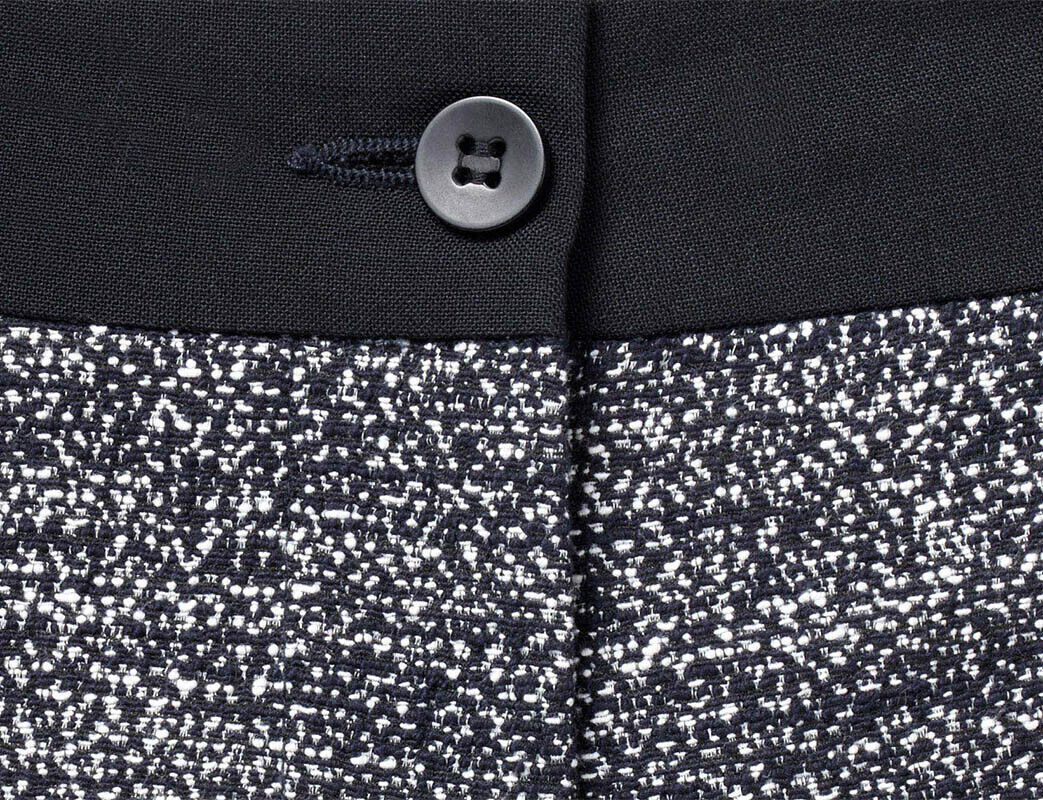 NNT Women Slim line Pant Slim Fit Stretch Comfort Doby Textured Tweed CAT3SF- Bannav S Bannav LLC