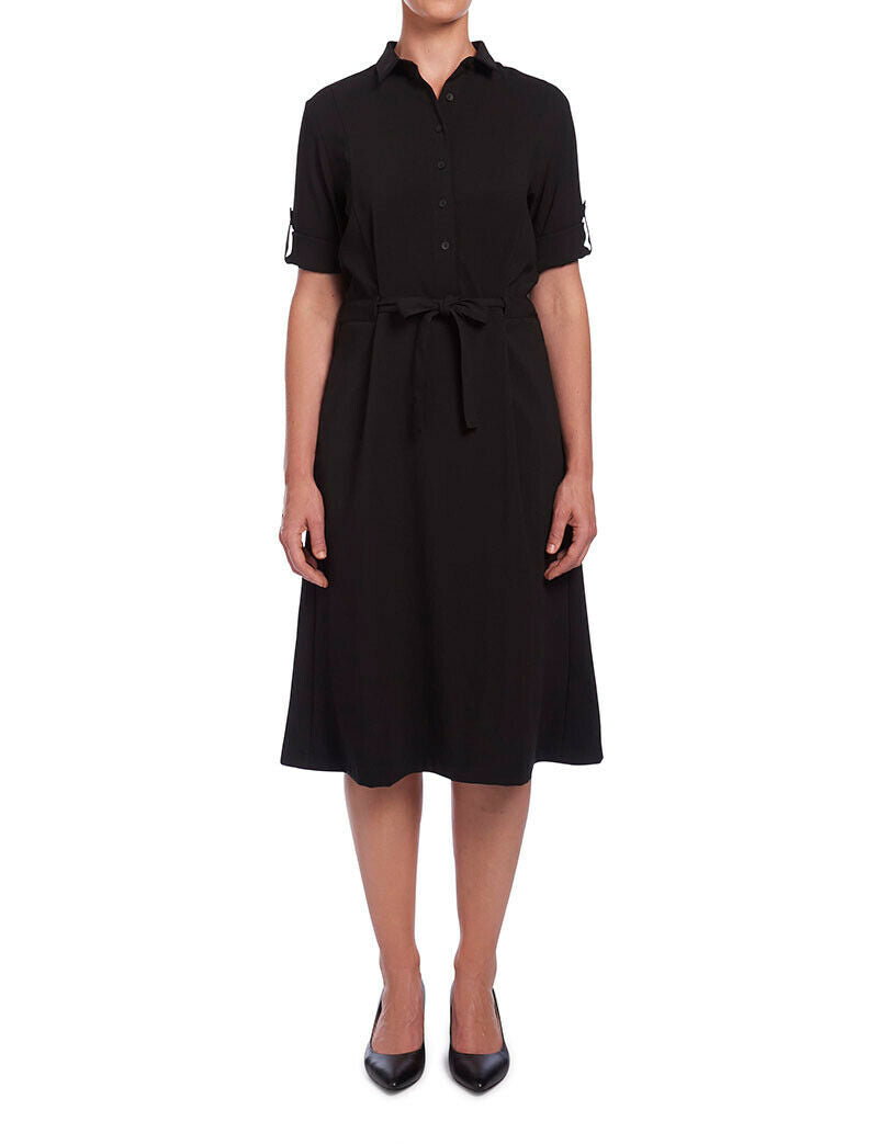 NNT Womens Shirt Classic Fit Dress Adjustable Sleeve Knee Length Comfort CAT67Y- Bannav S Bannav LLC