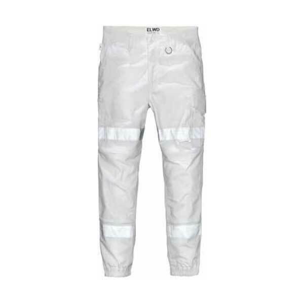 Elwood Mens Reflective Cuffed Work Pants Taped Pant Stretch Canvas Cargo EWD107- Bannav S Bannav LLC