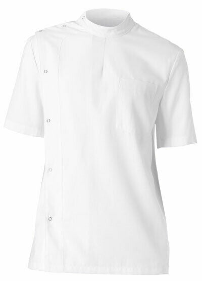 NNT Unisex Adults Neatron Stud Front Jacket Chef White Classic Fit Work CATP2H- Bannav S Bannav LLC