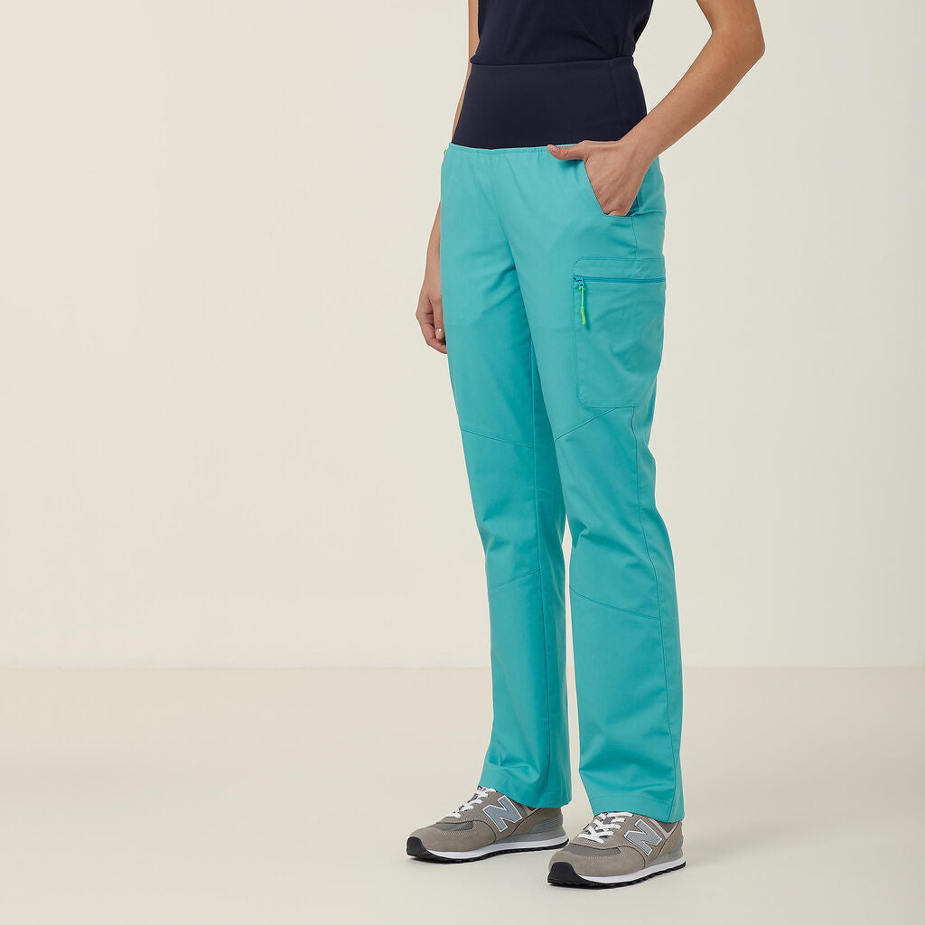 Clearance! NNT Uniform Women Next Gen Anti Bacterial Curie Scrub Pants CAT3VE- Bannav S Bannav LLC