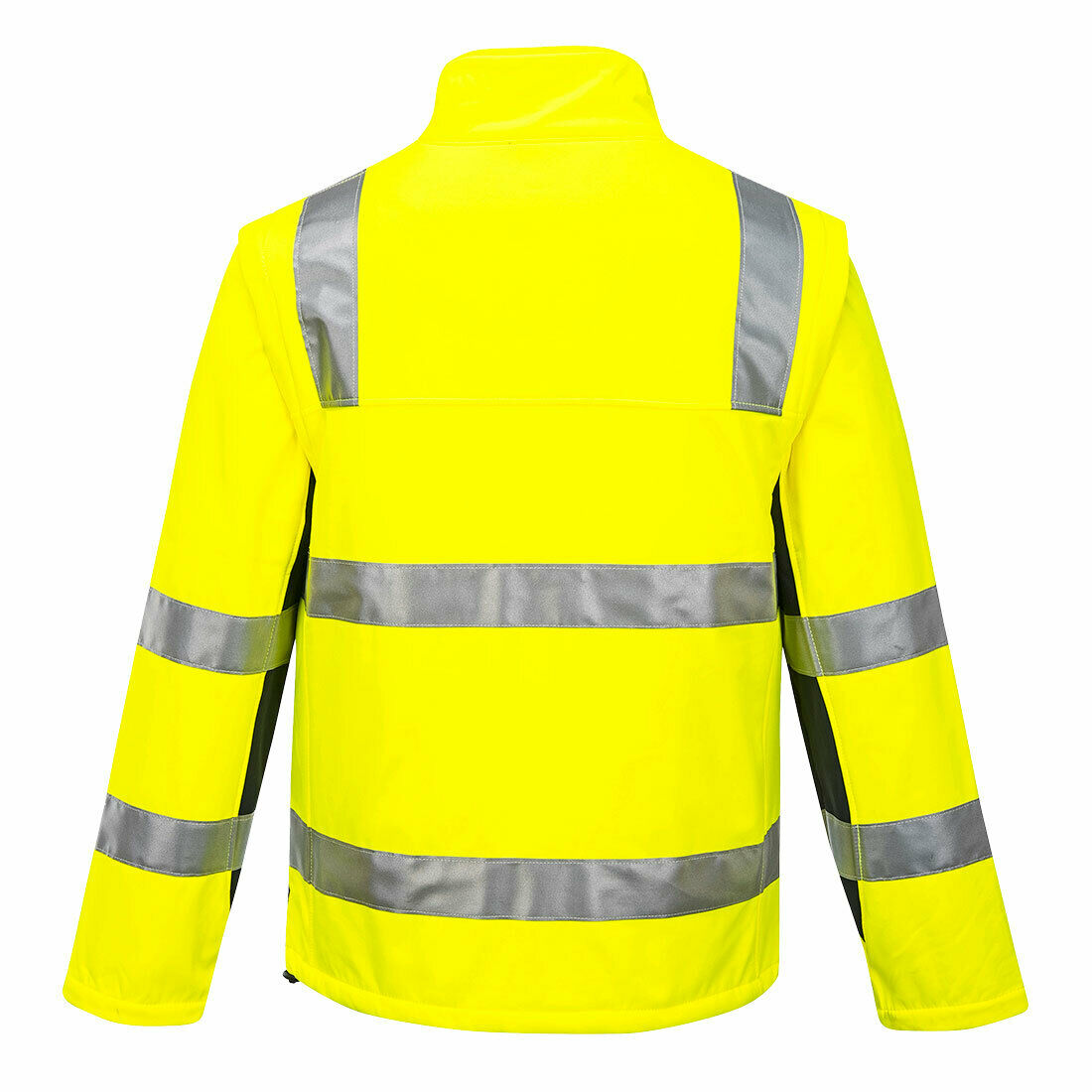 Portwest Mens Huski Chassis Jacket Softshell 2 in 1 Reflective Safety Tape K8074- Bannav S Bannav LLC