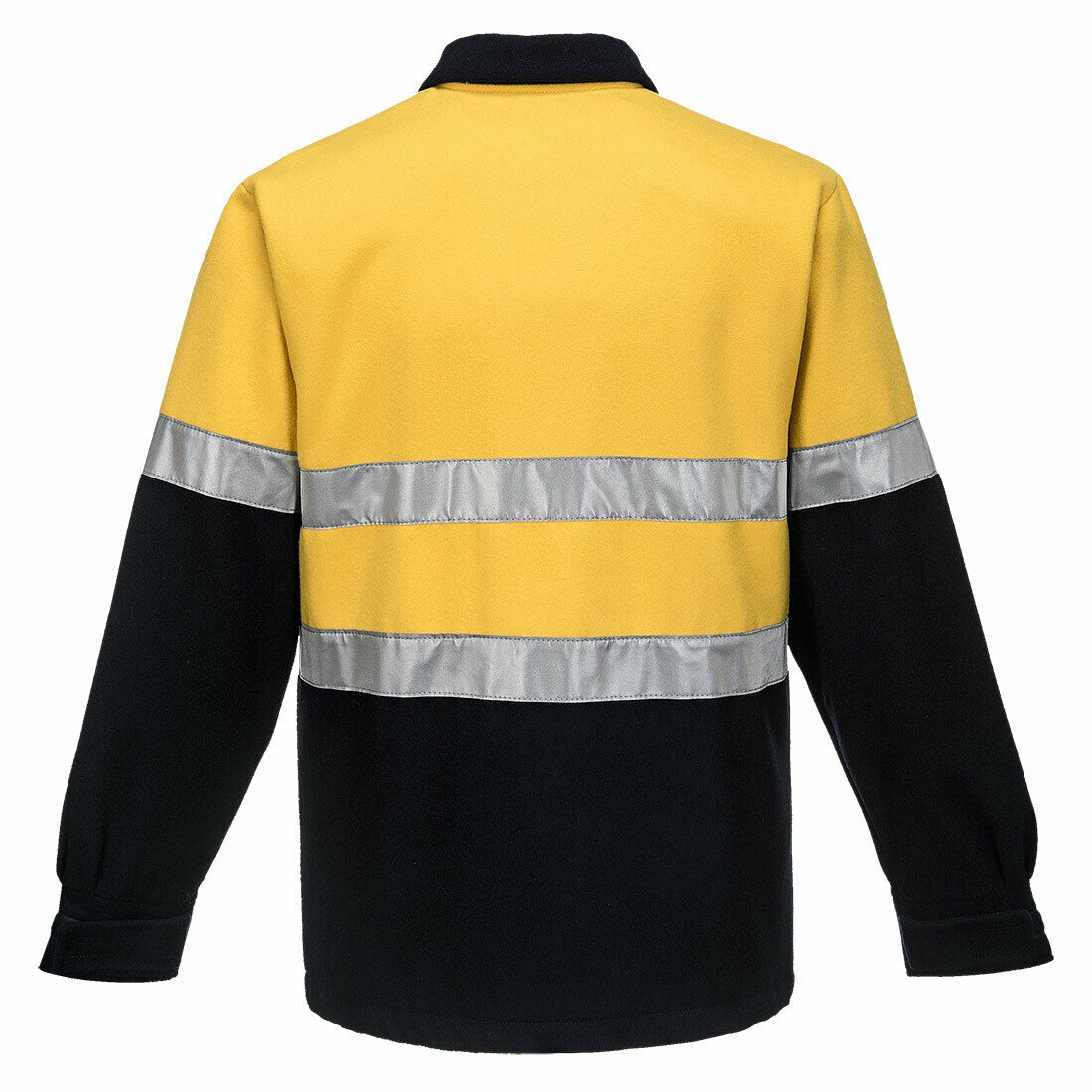 Portwest Mens Wool Blend Bluey Jacket High Vis Day/Night Reflective Safety MW02- Bannav S Bannav LLC