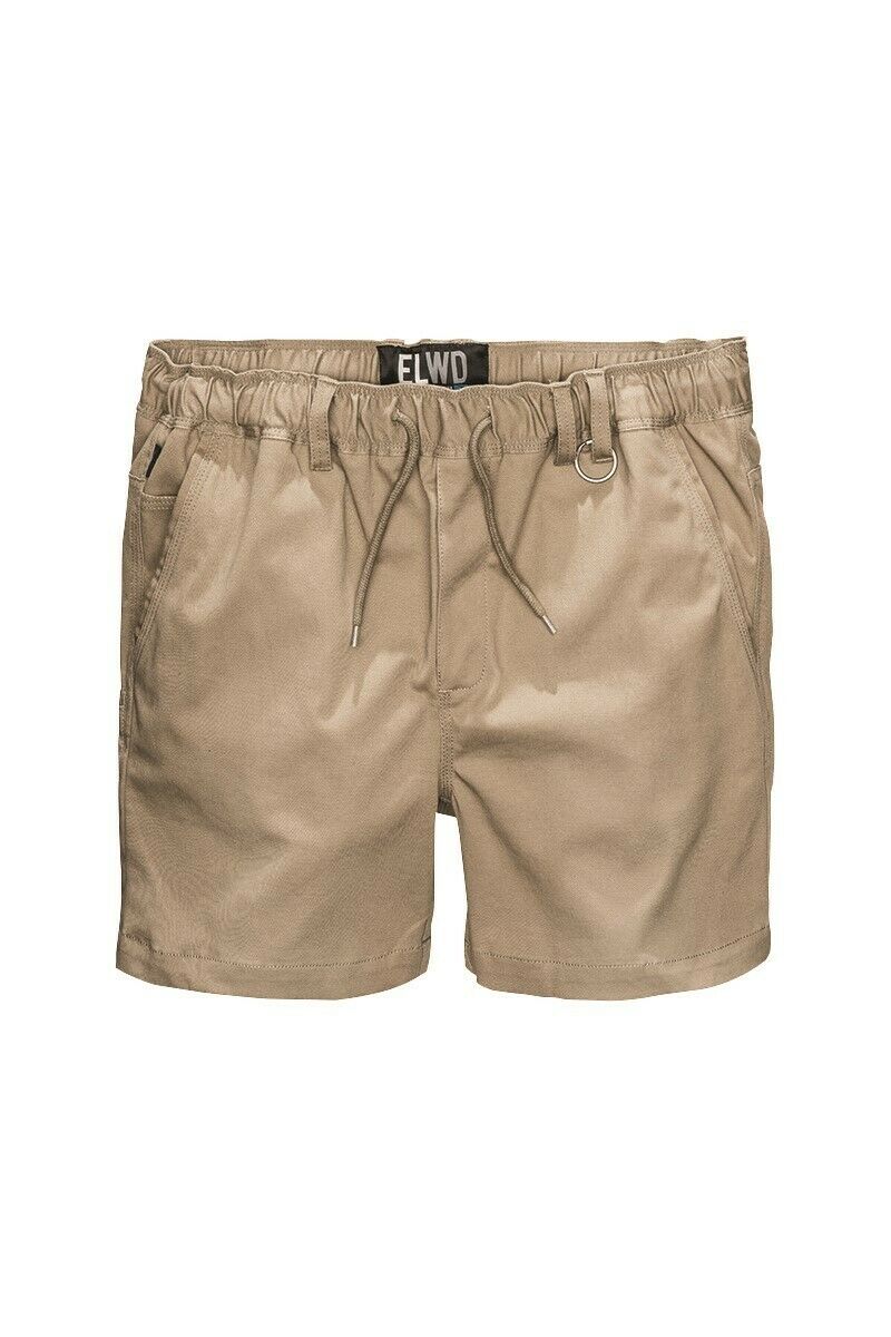Elwood Mens Elastic Basic Short Summer Stretch Comfortable Workwear EWD204- Bannav S Bannav LLC