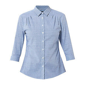 NNT Mens Stretch Cotton Blend 3/4 Sleeve Top Collared Button Shirt CAT9XV- Bannav S Bannav LLC