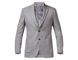 NNT Mens Half Lined 2 Button Linen Look Jacket Classic Fit Long Sleeve CATB94- Bannav S Bannav LLC