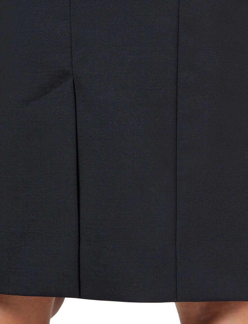NNT Womens Business Stretch Wool Blend Panel Pencil Skirt Wool Blend  CAT2MG- Bannav S Bannav LLC