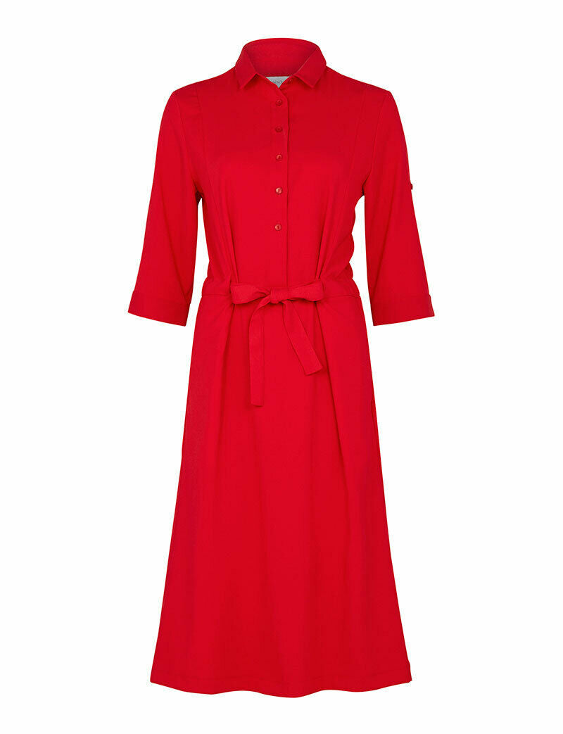NNT Womens Shirt Classic Fit Dress Adjustable Sleeve Knee Length Comfort CAT67Y- Bannav S Bannav LLC