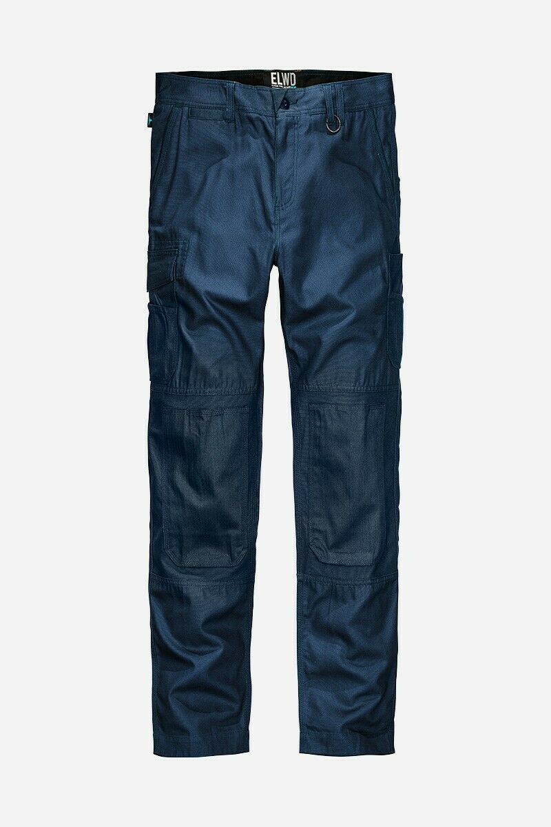 Mens Elwood Work Utility Pants Knee Panels Canvas Tradie Phone Pocket EWD101- Bannav S Bannav LLC