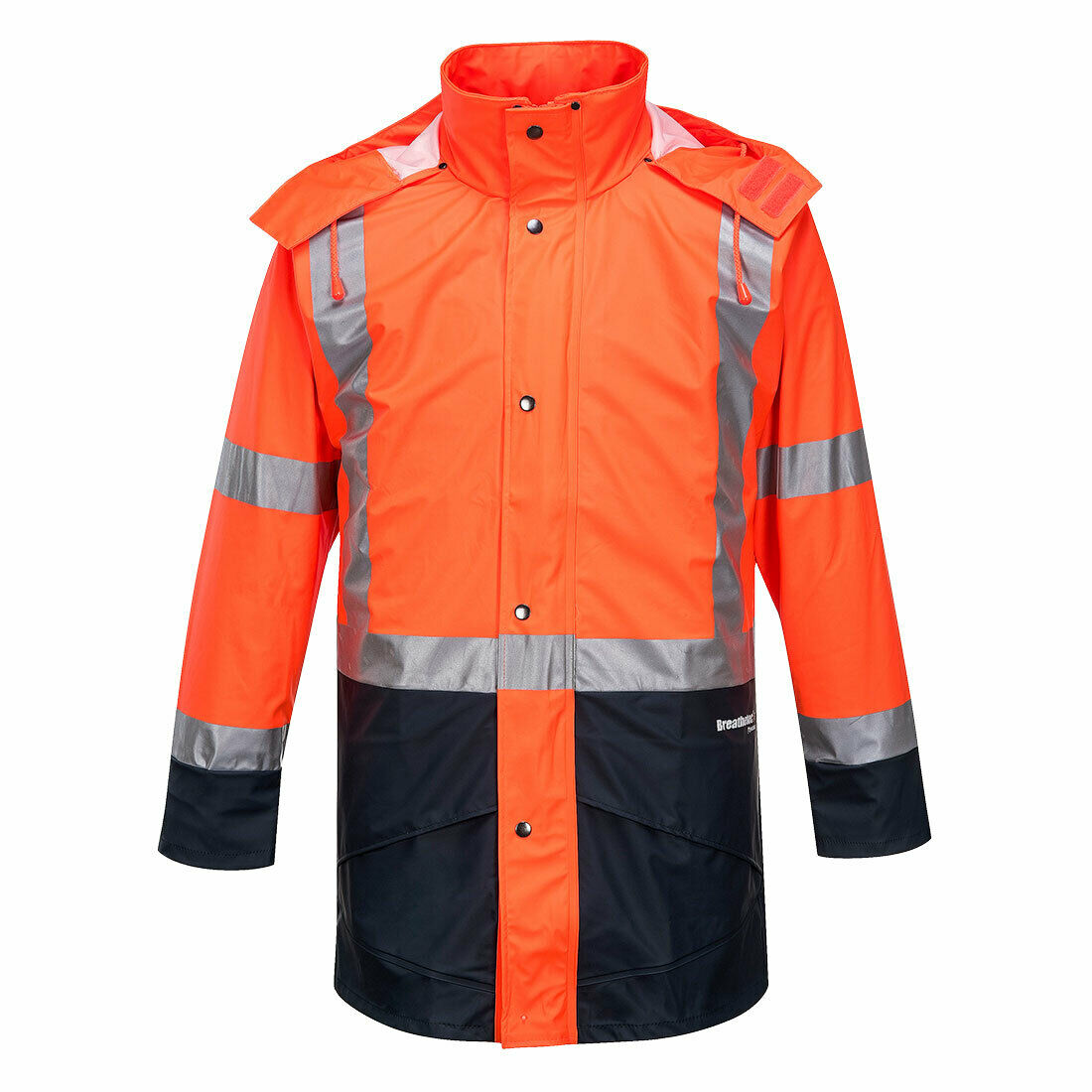 Portwest Mens Huski Farmers Hi-Vis Jacket Waterproof Breathable Taped K8104- Bannav S Bannav LLC
